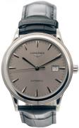 Longines Miesten kello L4.984.4.72.2 Flagship Hopea/Nahka Ø40 mm