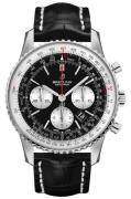 Breitling Miesten kello AB0121211B1P1 Navitimer 01 Musta/Nahka Ø43 mm