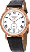 Longines Miesten kello L4.805.1.11.2 Presences Valkoinen/Nahka Ø38.5