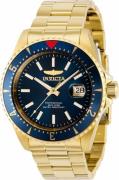 Invicta Miesten kello 36790 Pro Diver Sininen/Kullansävytetty teräs