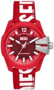 Diesel Miesten kello DZ4619 Baby Chief Punainen/Tekstiili Ø43 mm