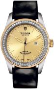 Tudor Naisten kello M53023-0044 Glamour Date Kullattu/Nahka Ø31 mm