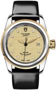 Tudor Naisten kello M51003-0021 Glamour Date Kullattu/Nahka Ø26 mm