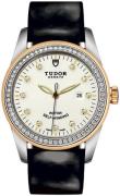 Tudor Naisten kello M53023-0078 Glamour Date Valkoinen/Nahka Ø31 mm