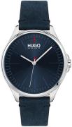 Hugo Boss Miesten kello 1530202 Smash Sininen/Nahka Ø43 mm