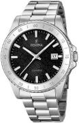 Festina Naisten kello F20428-3 Musta/Teräs Ø40 mm