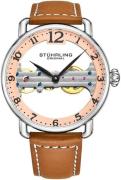 Stührling Original Miesten kello 3914.2 Legacy Beige/Nahka Ø42 mm