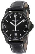 Certina Miesten kello C001.410.16.057.02 DS Podium Musta/Nahka Ø38 mm