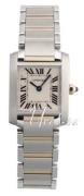 Cartier Naisten kello W51007Q4 Tank Francaise Small Hopea/Teräs