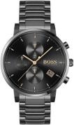 Hugo Boss Miesten kello 1513780 Integrity Musta/Teräs Ø43 mm