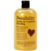 Possibility Shower 3 in 1 Vanilla & Cranberry Frosting 525 ml