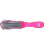 Kent Brushes Airhedz Glo Half Round Detangling Brush Strawberry