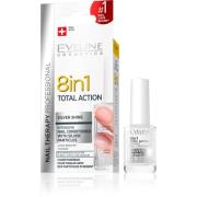 Eveline Cosmetics Nail Therapy Conditioner 8 In 1 Silver Shine  1
