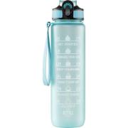 Beauty Rebels Motivational Water Bottle 1 L Turquoise