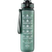 Beauty Rebels Motivational Water Bottle 1 L Green