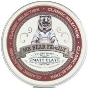 Mr Bear Family Golden Ember Pomade Matt Clay 100 ml