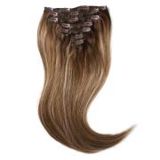 Rapunzel of Sweden Clip-on set 7 pieces 60 cm Hazelnut Caramel Ba