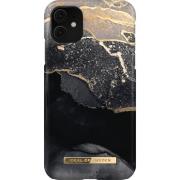iDeal of Sweden iPhone 11/XR Fashion Case Golden Twilight Marble