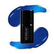 SEMILAC UV Gel Polish 468 Blue Silk Pyjamas