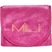 MILI Cosmetics Makeup Erase Towel Crispy Cerise Golden Logo