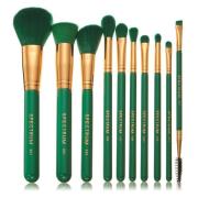 Spectrum 10 Piece Malachite Brush Set