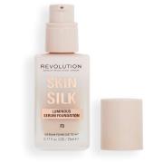 Revolution Beauty London Skin Silk Serum Foundation F3