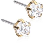 Blomdahl Golden Titanium Half ball 6 mm