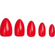 DUFFBEAUTY Ruby Red, Medium Almond Ruby Red