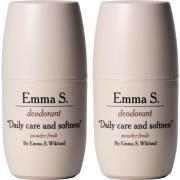 Emma S. Powder Fresh Deodorant Powder Fresh 50 ml x 2