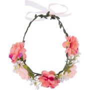 Dazzling Flower Head Band /Apricot Flowers