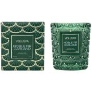 Voluspa Noble Fir Garland Holiday Collection Classic Boxed Candle