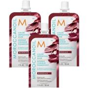 Moroccanoil Color Depositing Mask Bordeaux 30 ml x 3