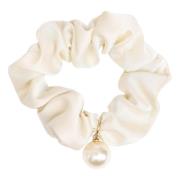 By Lyko Satin Scrunchie with Pearl Beige