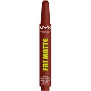 NYX PROFESSIONAL MAKEUP Fat Matte Slick Click Lip Balm 07 Cocoa C