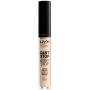 NYX PROFESSIONAL MAKEUP Can't Stop Won't Stop Concealer Light Ivo