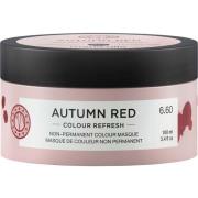 maria nila Colour Refresh Non-Permanent Colour Masque 6.60 Autumn