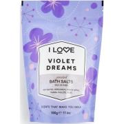 I Love... Signature I Love Violet Dreams Bath Salts 500 g