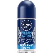NIVEA For Men Antiperspirant Deo Fresh Active Roll on  50 ml