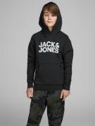 Jack & Jones Junior Collegepaita  musta / valkoinen