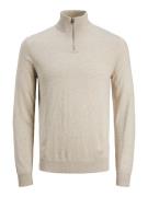 JACK & JONES Neulepaita 'JJEmil'  meleerattu beige