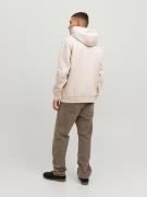 JACK & JONES Collegepaita 'JORVesterbro'  beige / musta