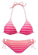 VENICE BEACH Bikini  vaaleanpunainen / valkoinen