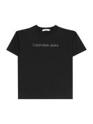 Calvin Klein Jeans Paita  hopeanharmaa / musta