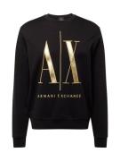 ARMANI EXCHANGE Collegepaita  kulta / musta