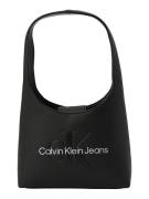 Calvin Klein Jeans Käsilaukku  musta / valkoinen