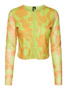 Vero Moda Collab Pusero 'Joann'  limetti / oranssi