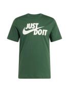Nike Sportswear Paita 'Swoosh'  vihreä / valkoinen