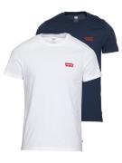 LEVI'S ® Paita '2 Pack Crewneck Graphic'  yönsininen / punainen / valk...