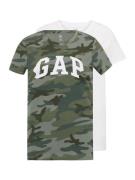Gap Tall Paita  khaki / smaragdi / tummanvihreä / valkoinen