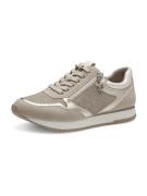 Tamaris Matalavartiset tennarit  beige / hopea